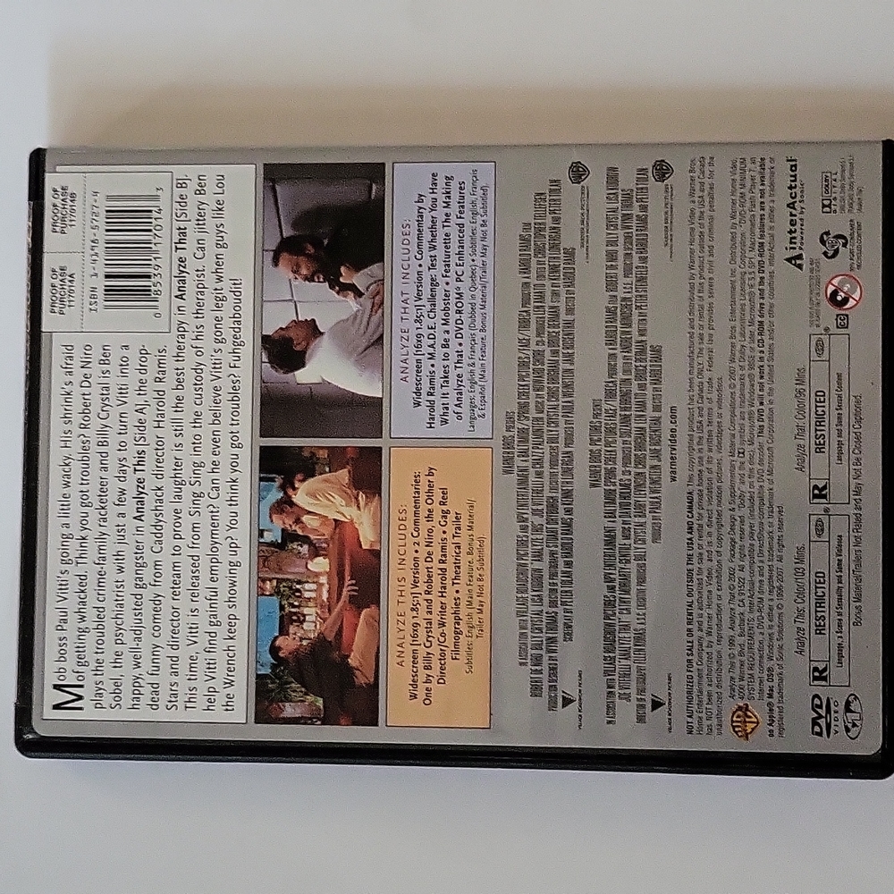Analyze This Analyze That DVD - Picture 7 of 8